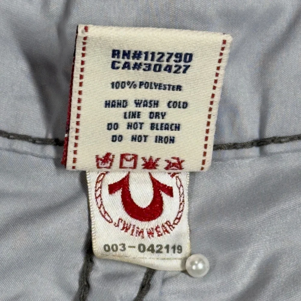 True Religion Mens 40 Board Surf Classic Shorts Y2K 12
